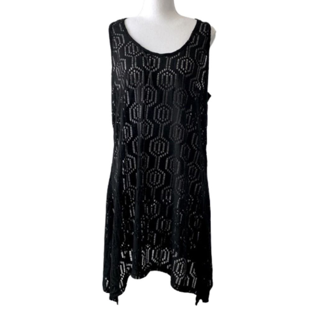 India Boutique Beach Bathing Suit Cover-Up OS Size Black
